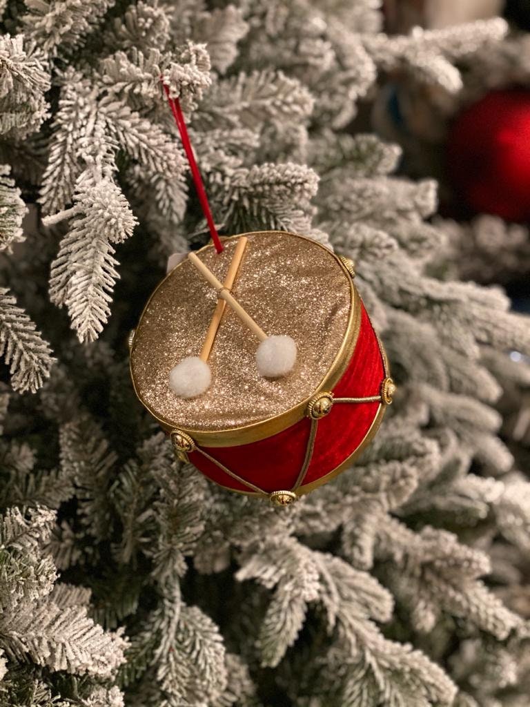 6"drum ornament