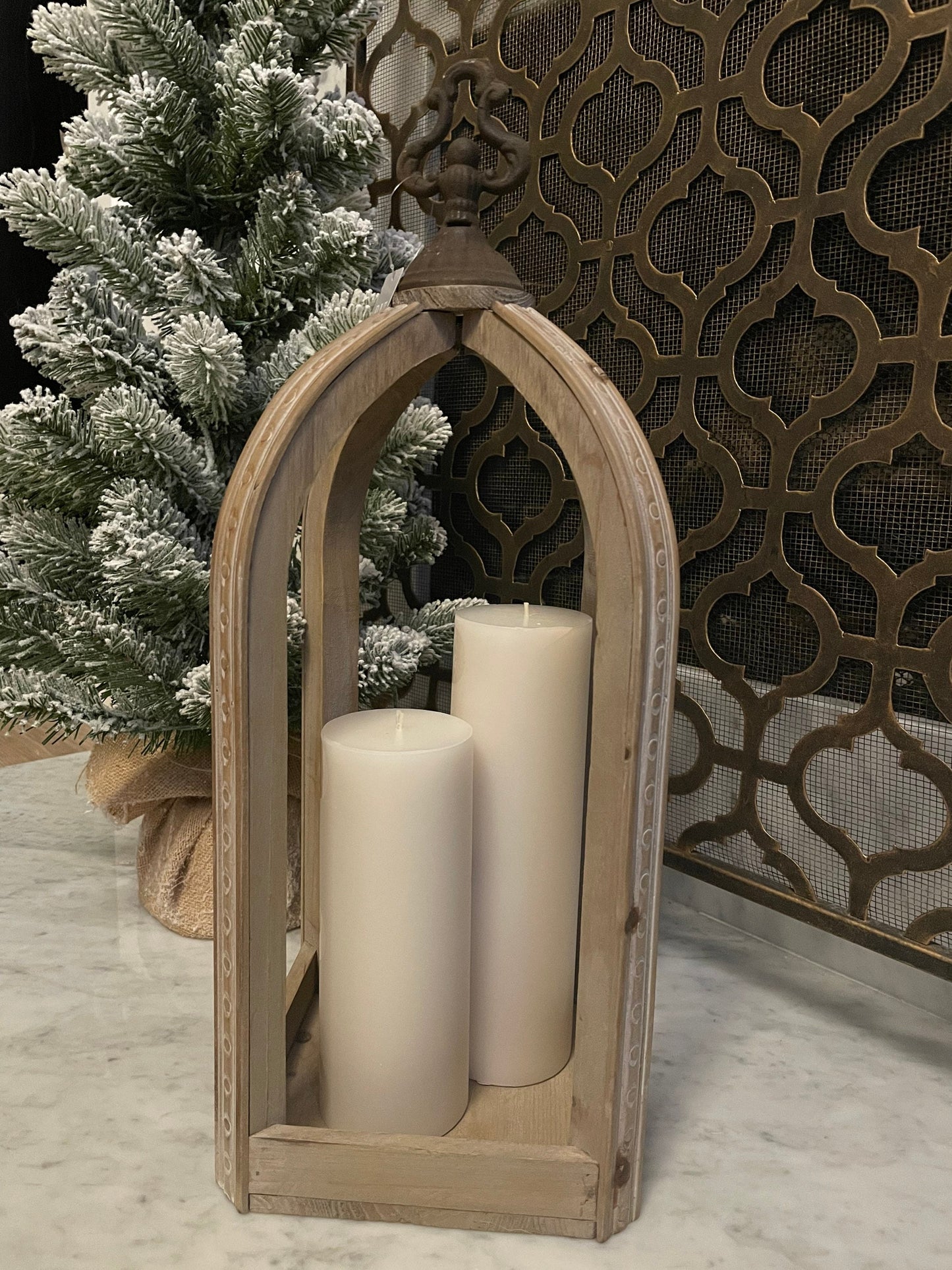 20.5” Lantern wood*