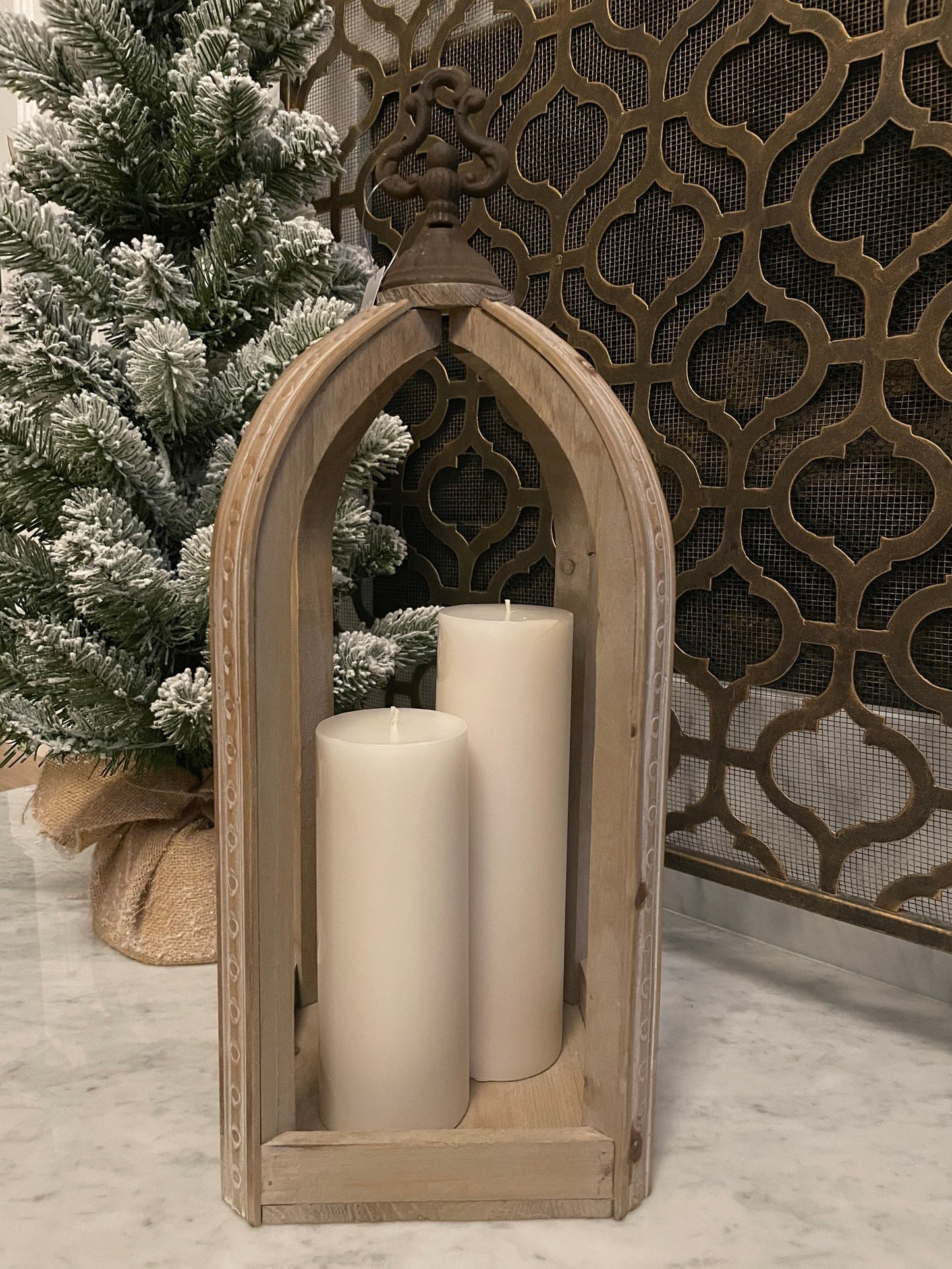 20.5” Lantern wood*