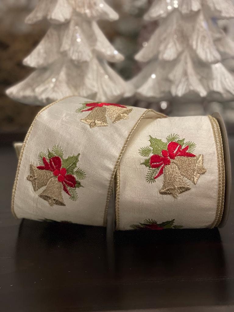 4" Bell wired ribbon*