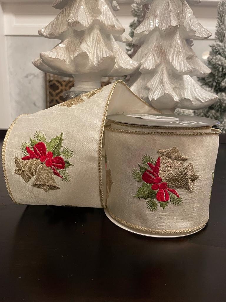 4" Bell wired ribbon*