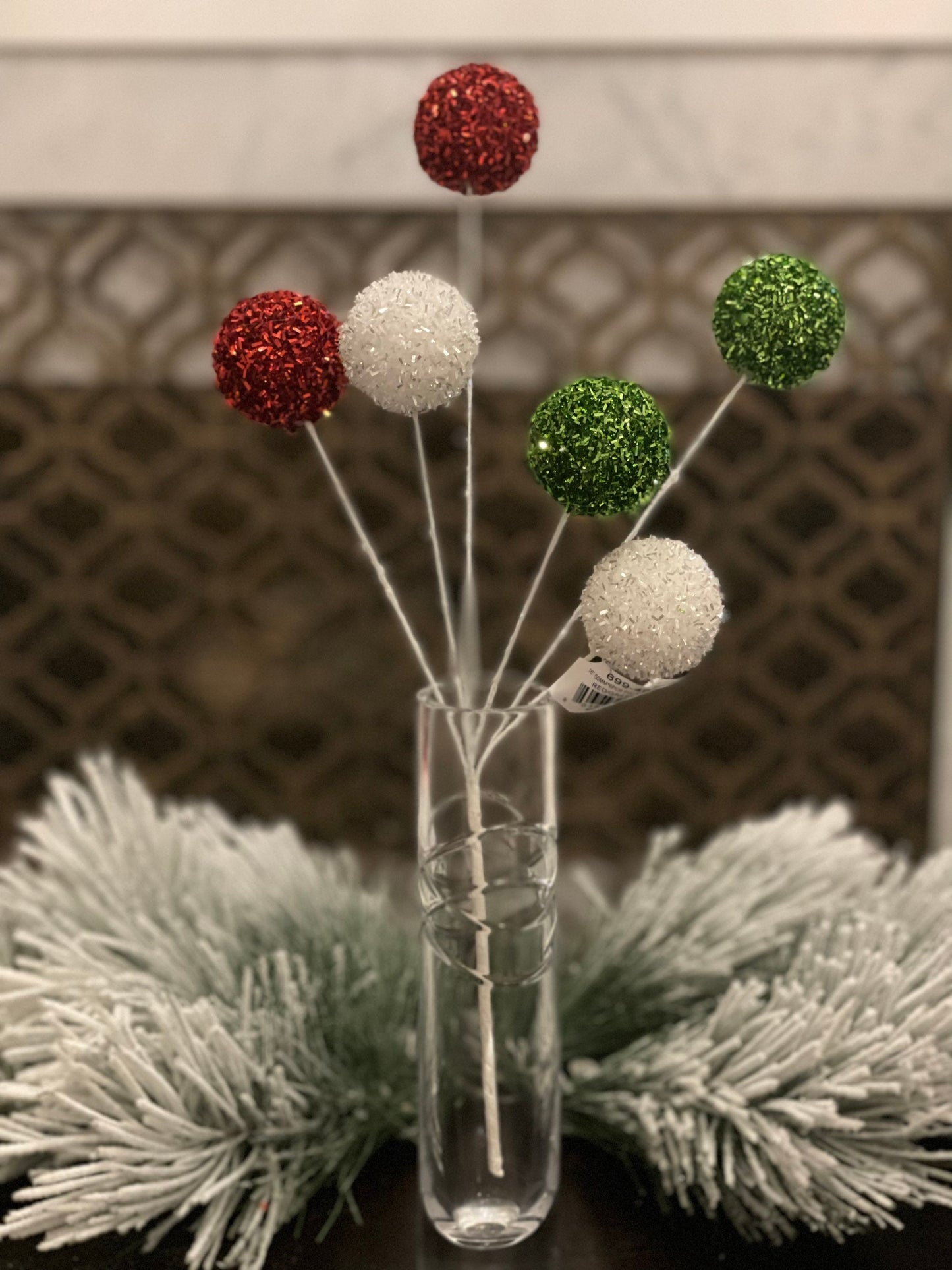 16” pick ball red/white/green