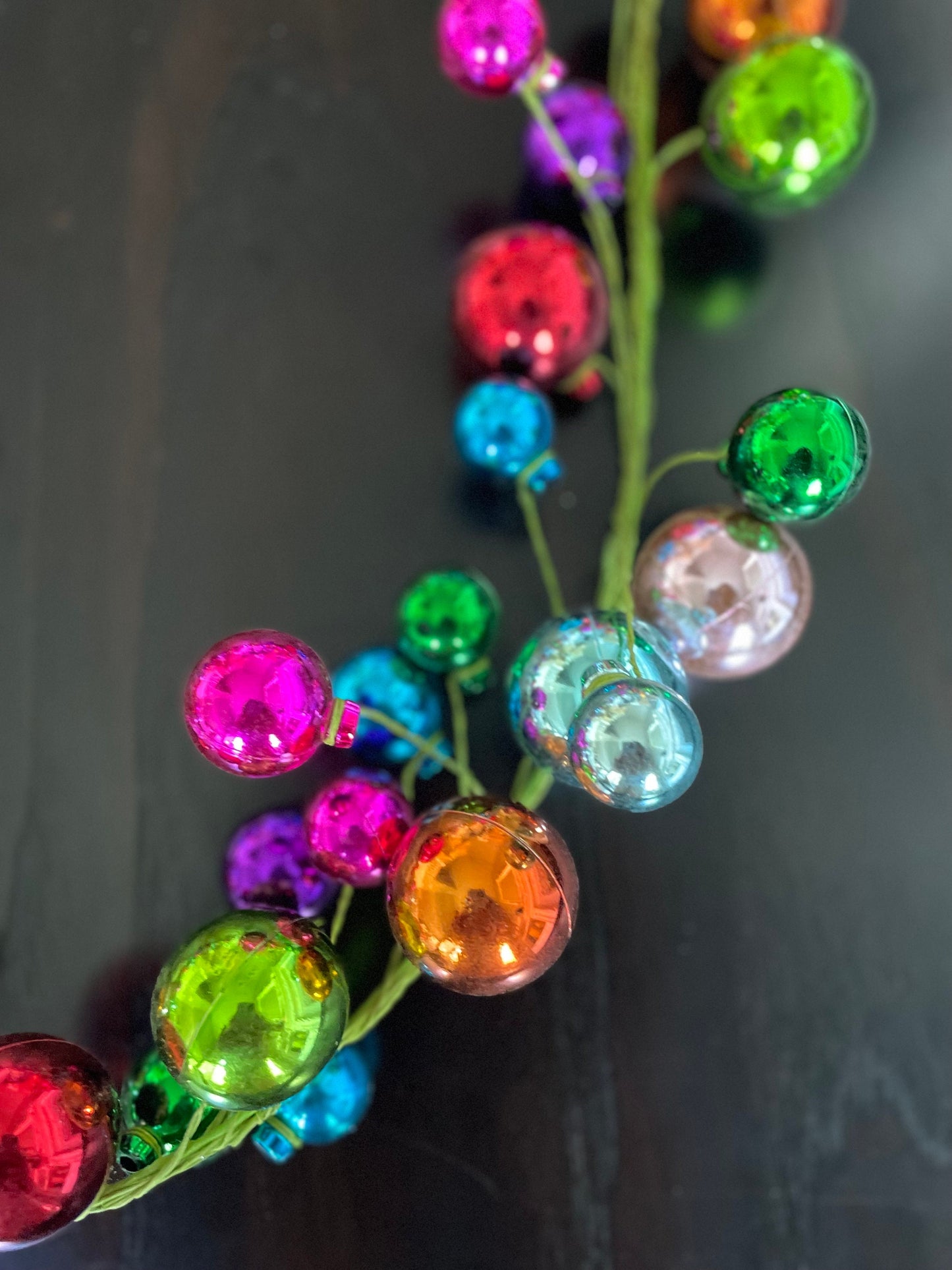 6’ Multicolor ball garland