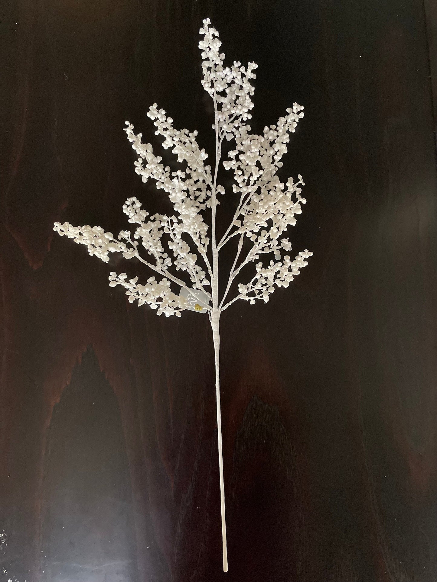 29” Snowy white berry spray.