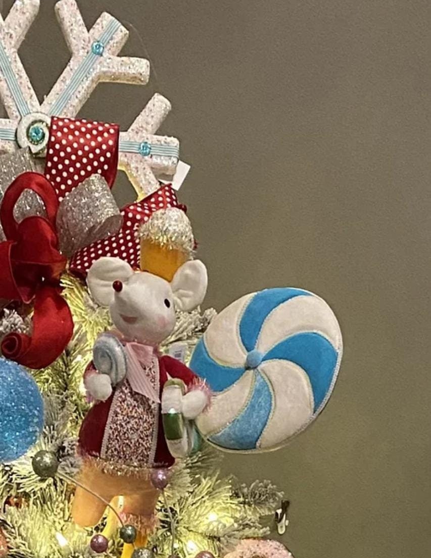 Turquoise or red lollipop 26 tall and 10” diameter*