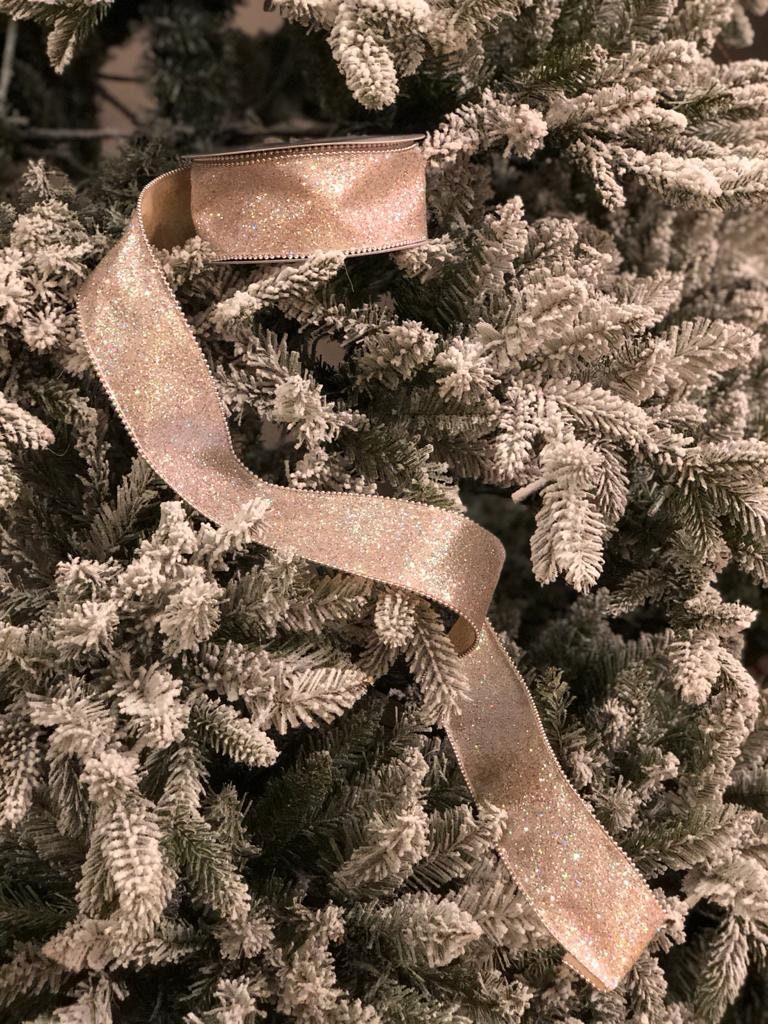 2.5"x10 yard beaded edge glitter*