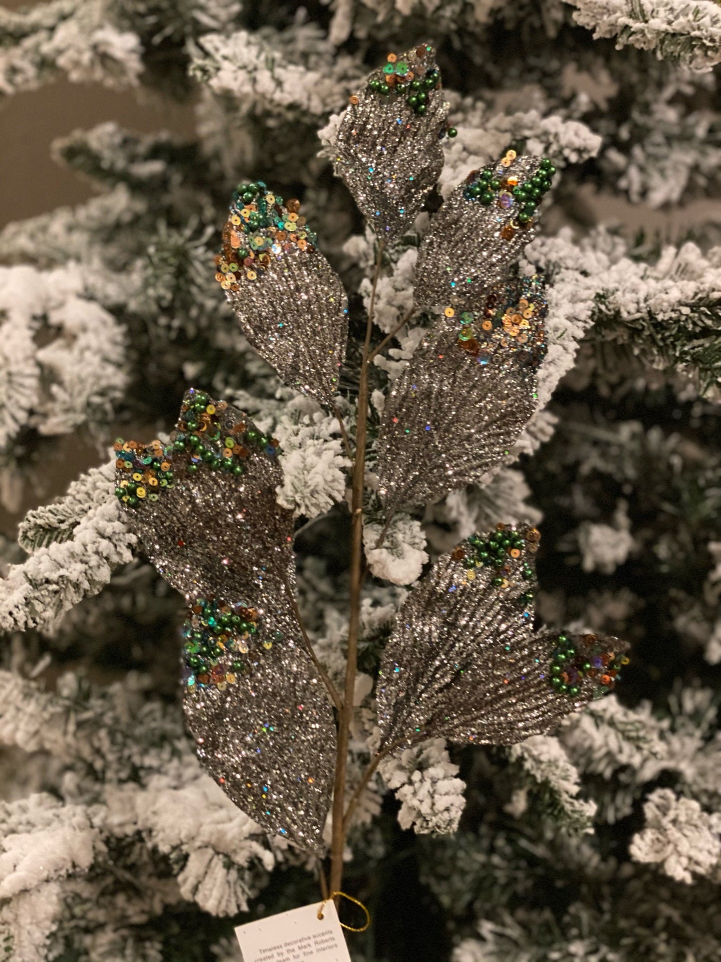 30" glittered laurel pick mark roberts