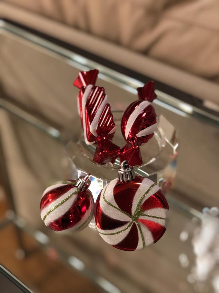 3-4" candy ornament box of 12