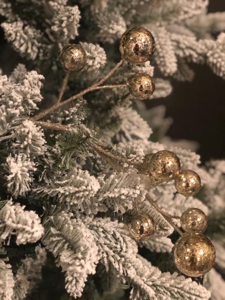 24" mercury ball spray spray champagne/gold