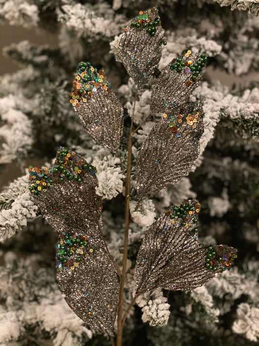 30" glittered laurel pick mark roberts