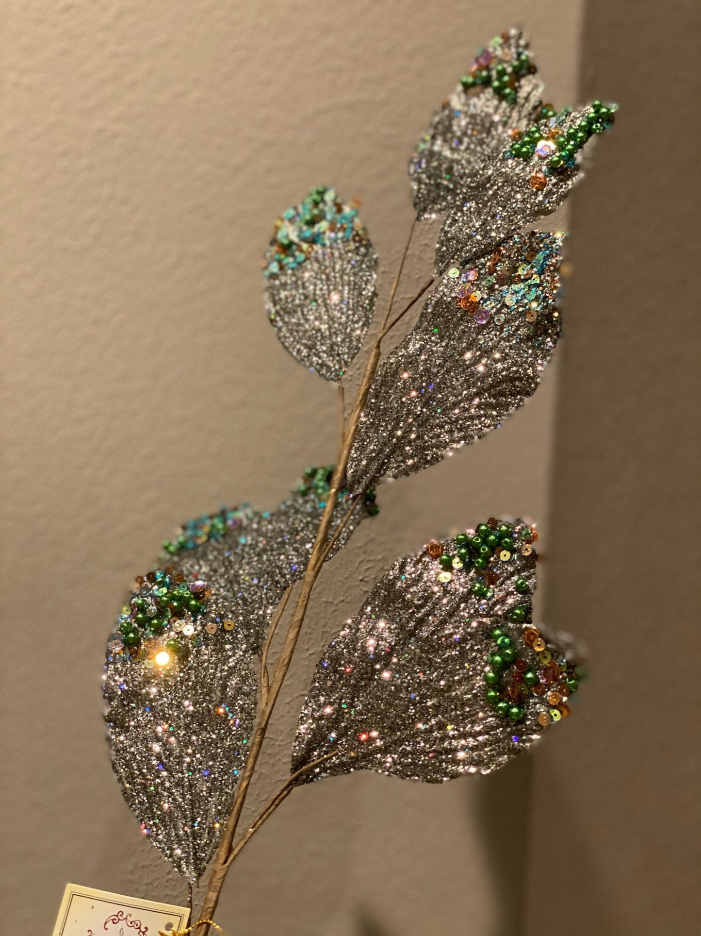 30" glittered laurel pick mark roberts