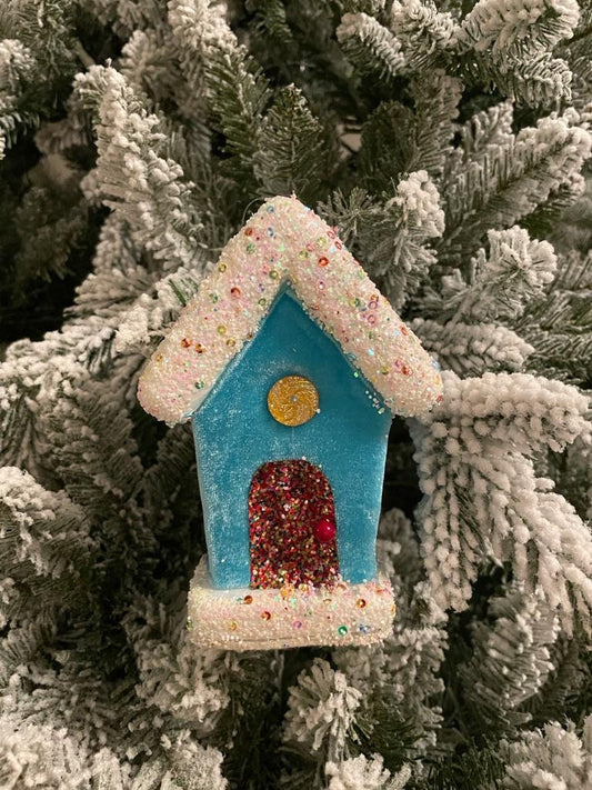 6" Candy house blue