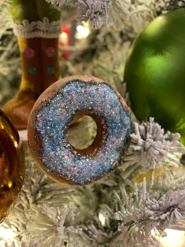 5" Candy blue donut
