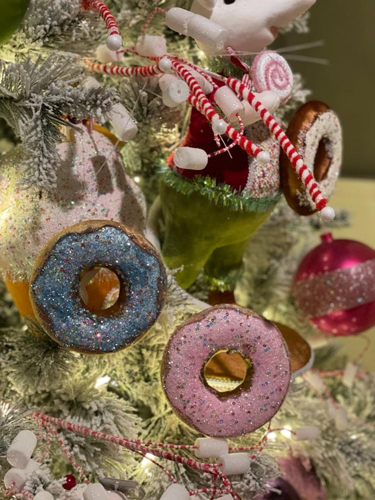 5" Candy blue donut