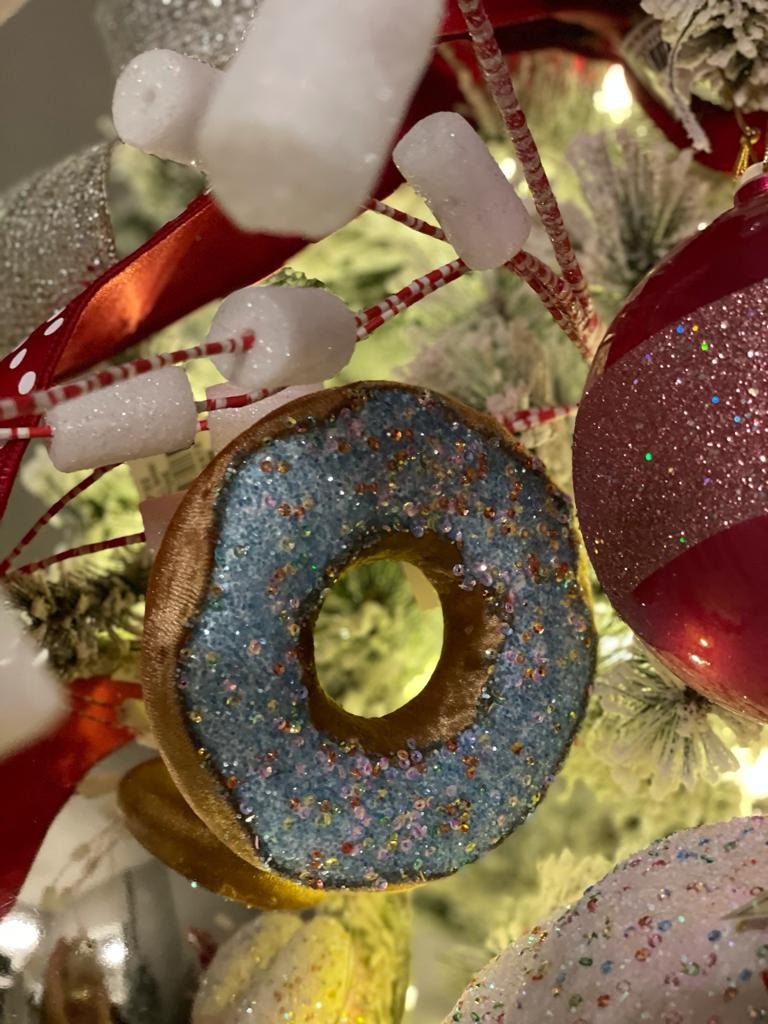 5" Candy blue donut
