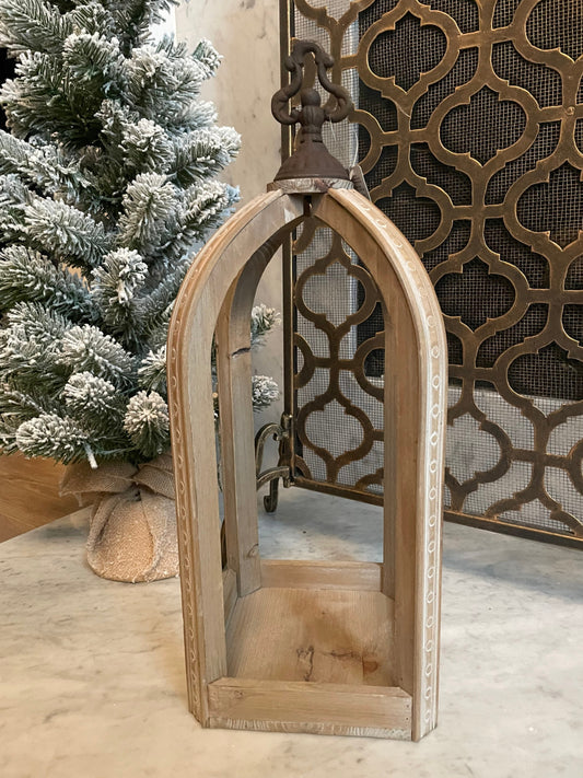 20.5” Lantern wood*