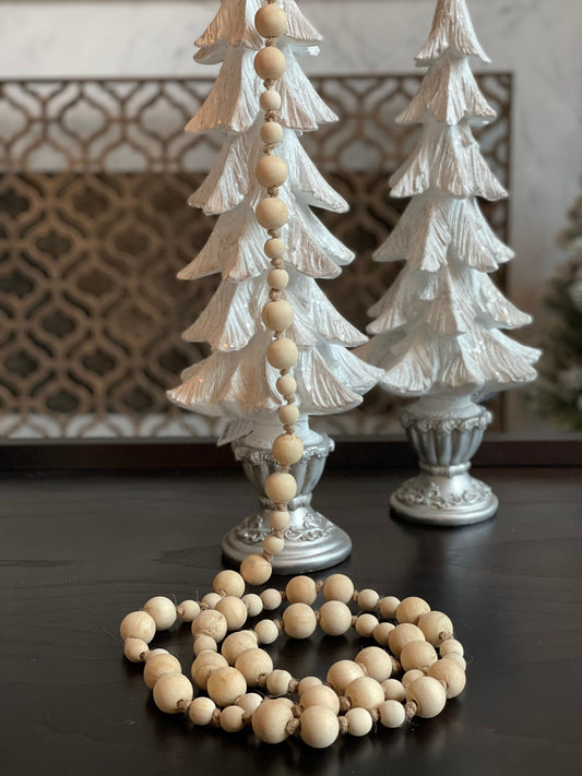 6’ Woodland garland. Natural.