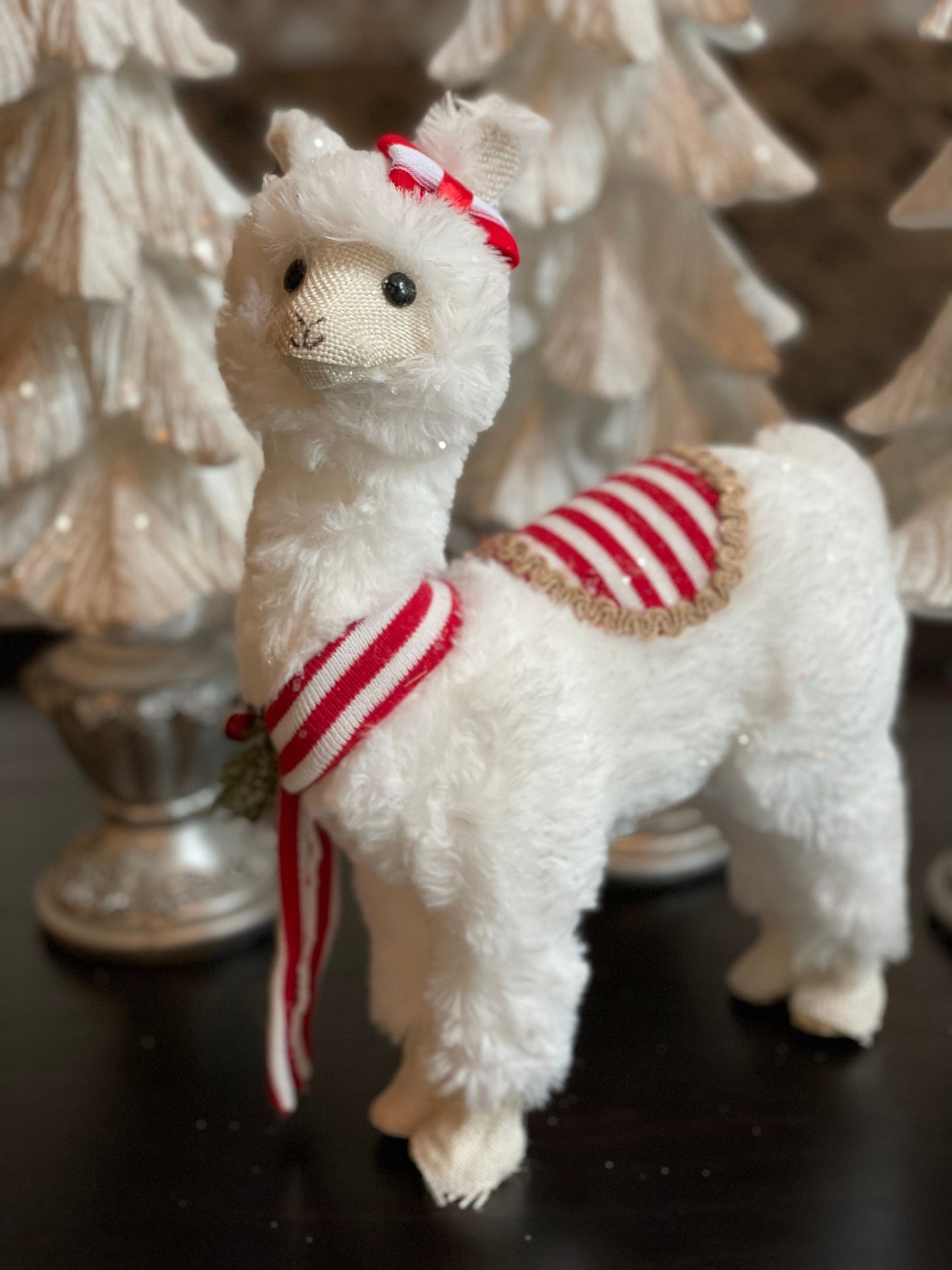 11.5 inch Alpaca ornament.