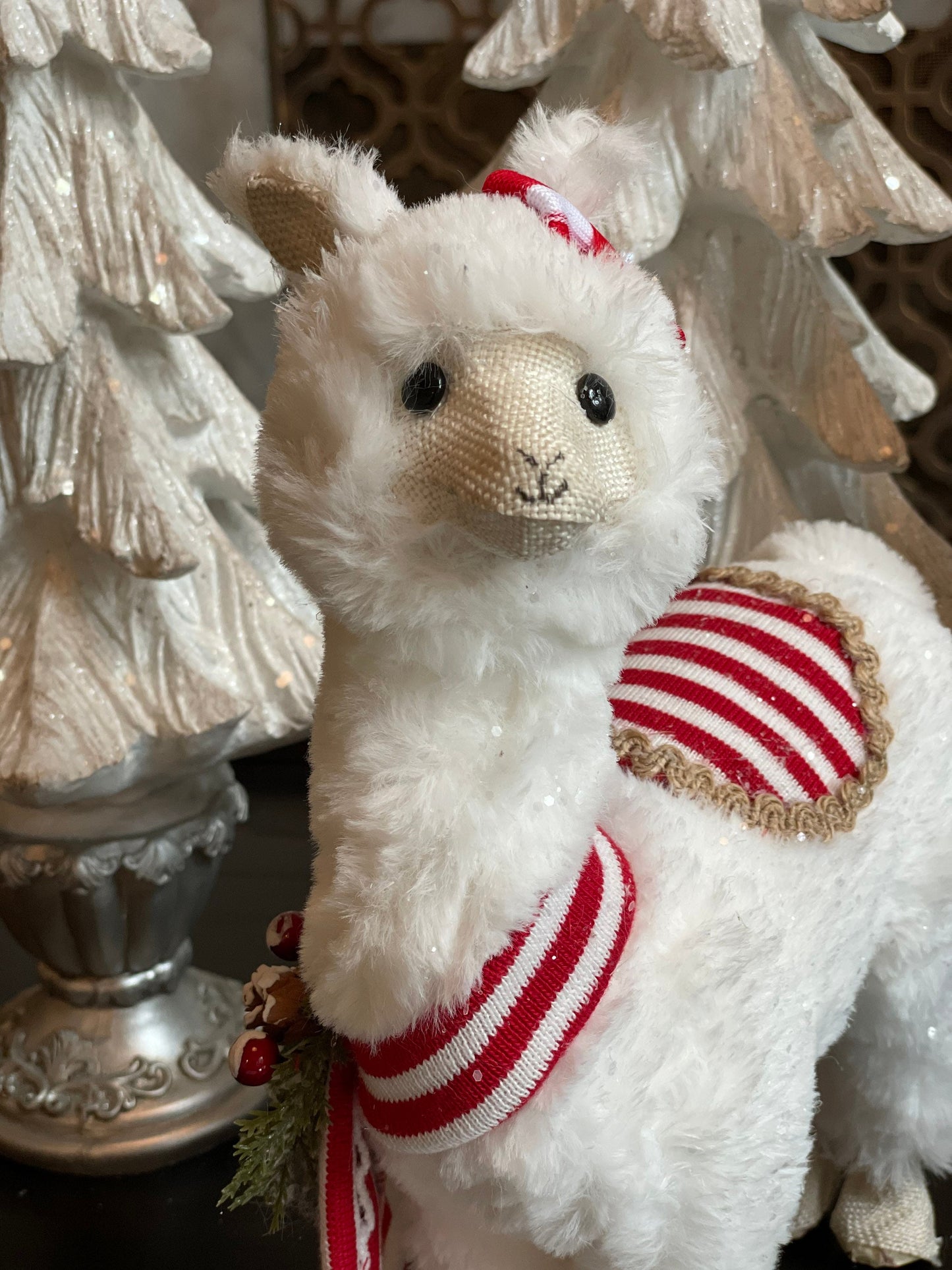 11.5 inch Alpaca ornament.