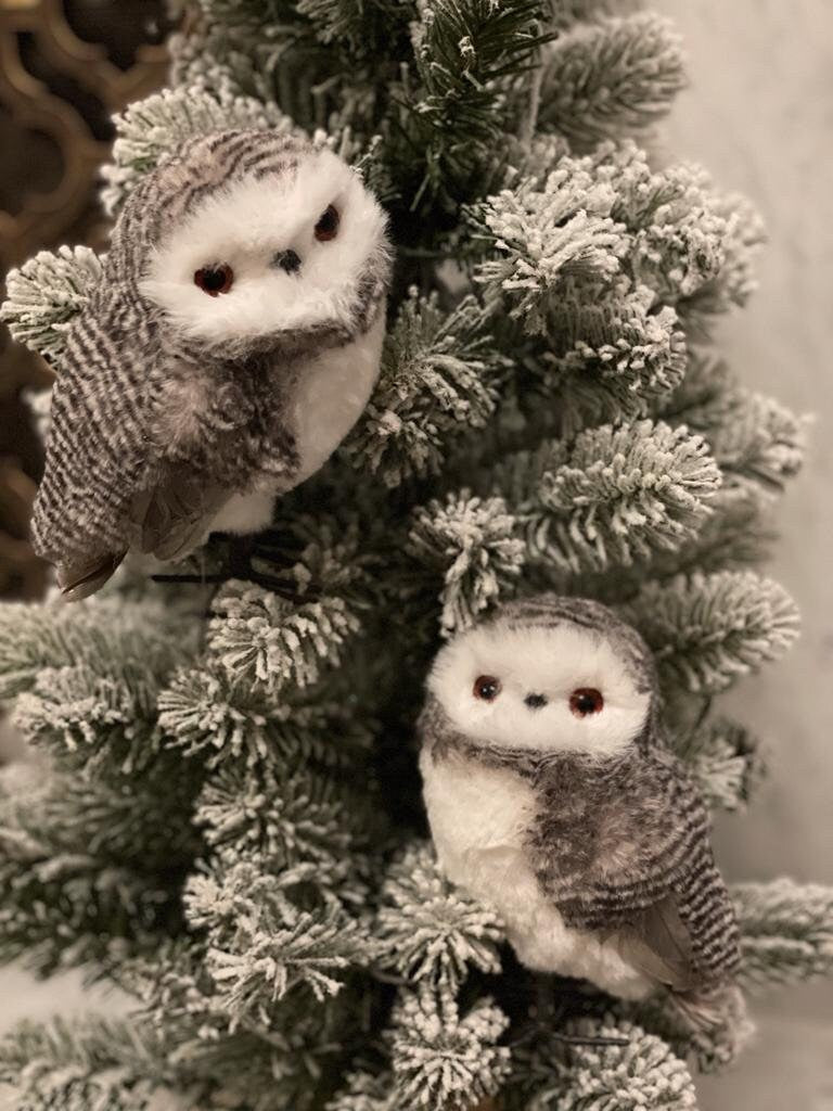 6" Owl. Set of 2.*