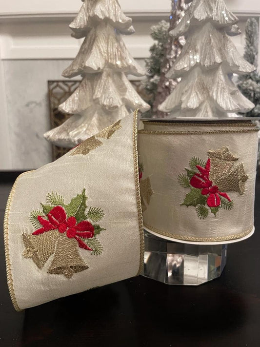 4" Bell wired ribbon*