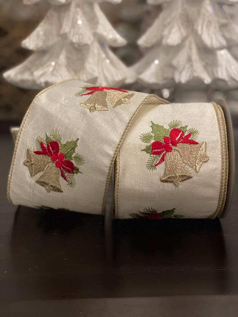 4" Bell wired ribbon*