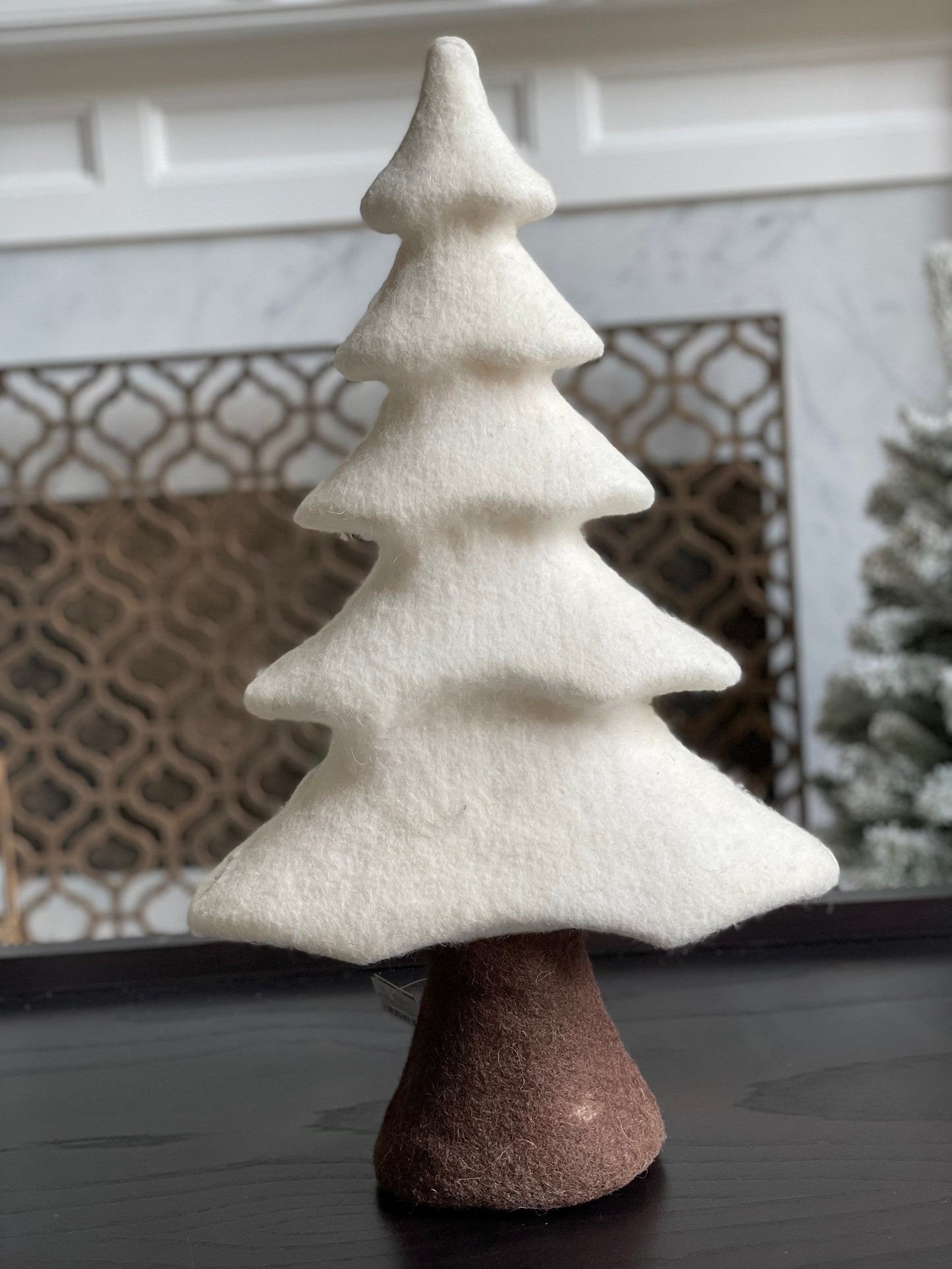 23.25” Tree with holly. Christmas. Lightweight.