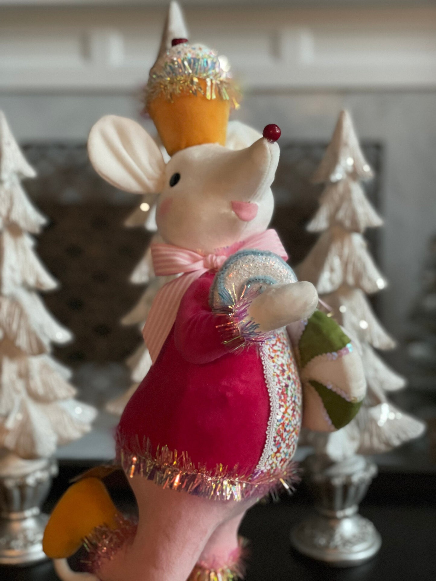 22” H Candy Mouse girl.