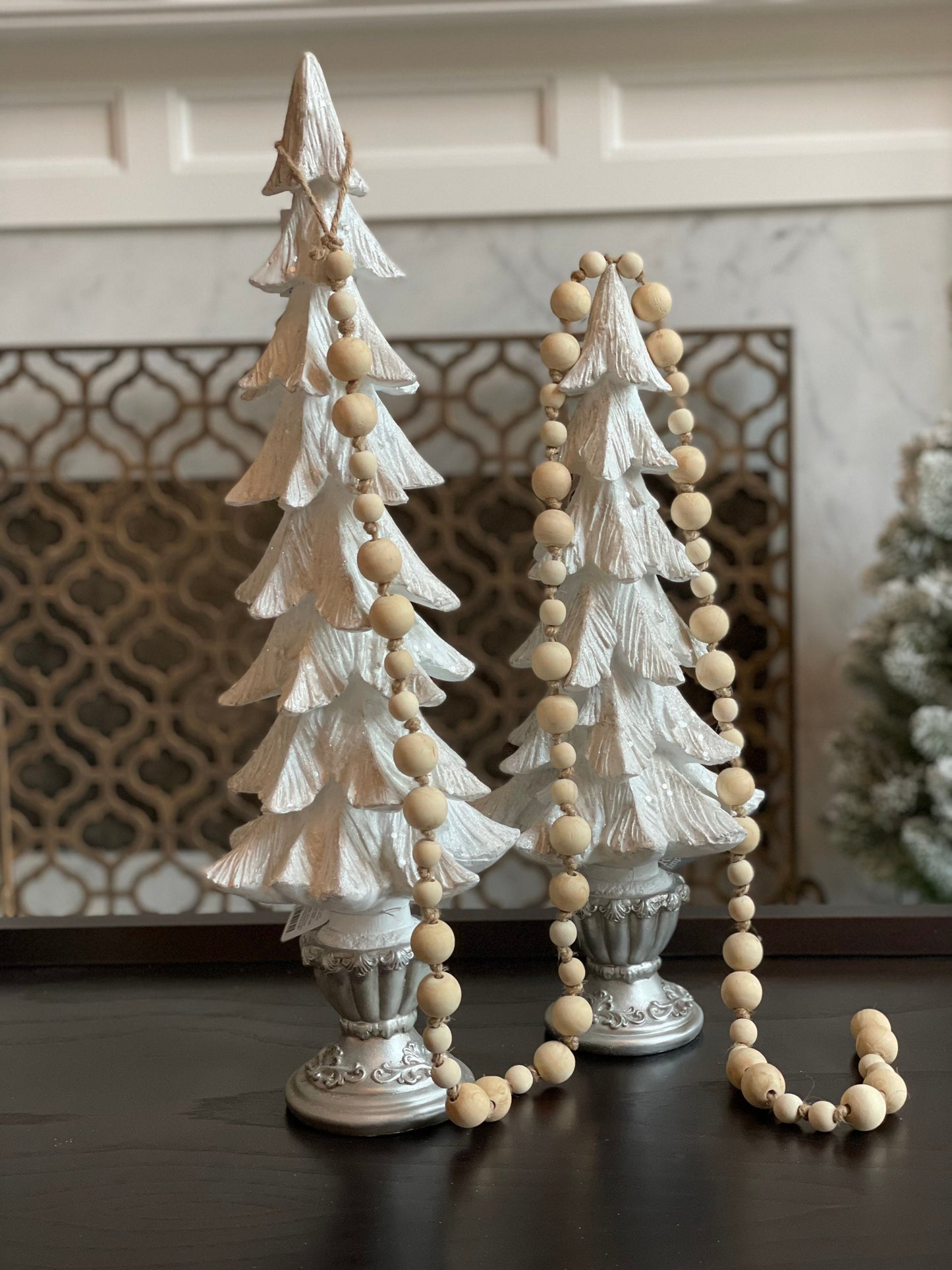 6’ Woodland garland. Natural.