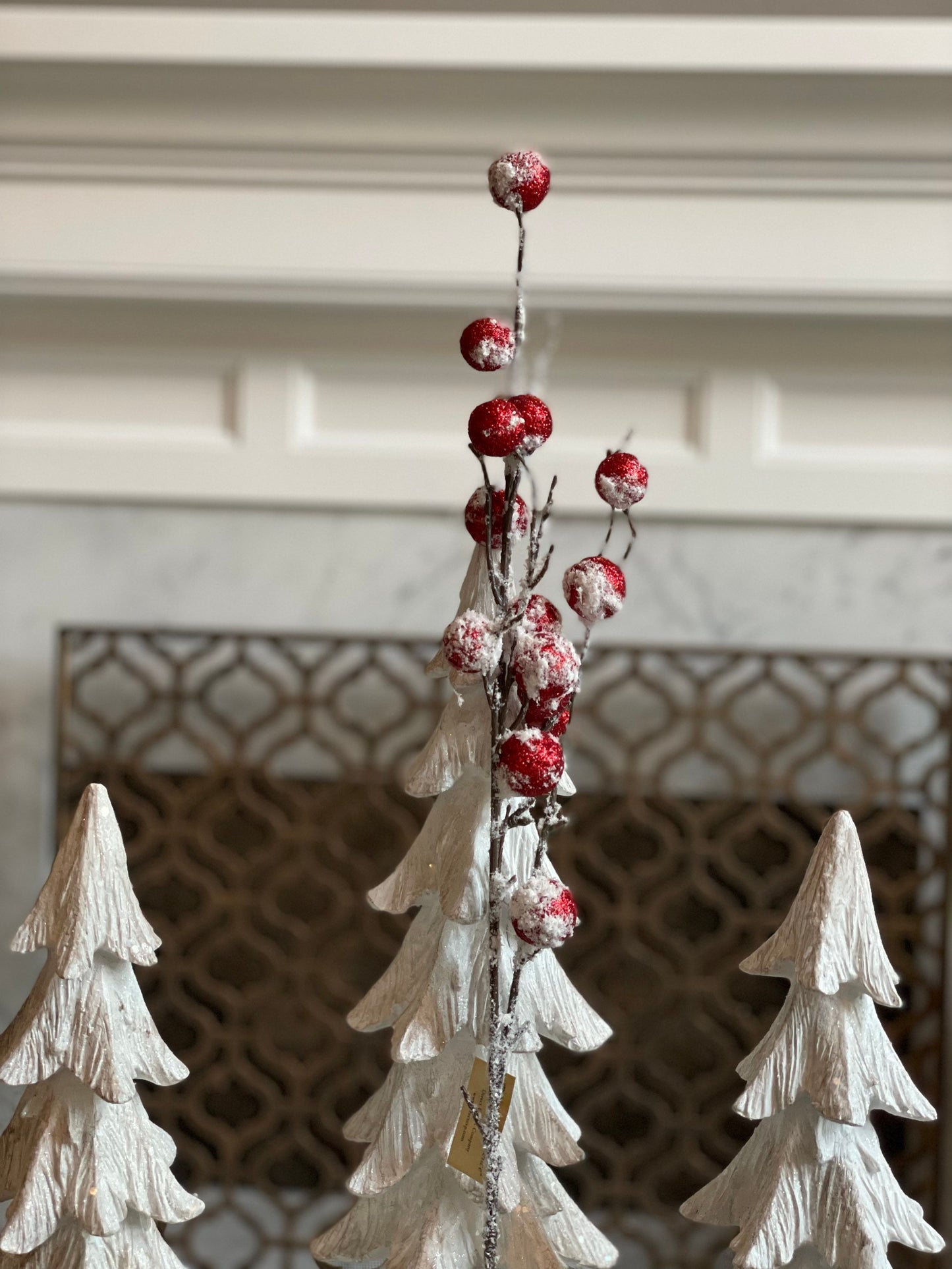 31” glitter snow ball spray