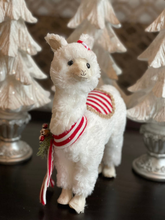 11.5 inch Alpaca ornament.