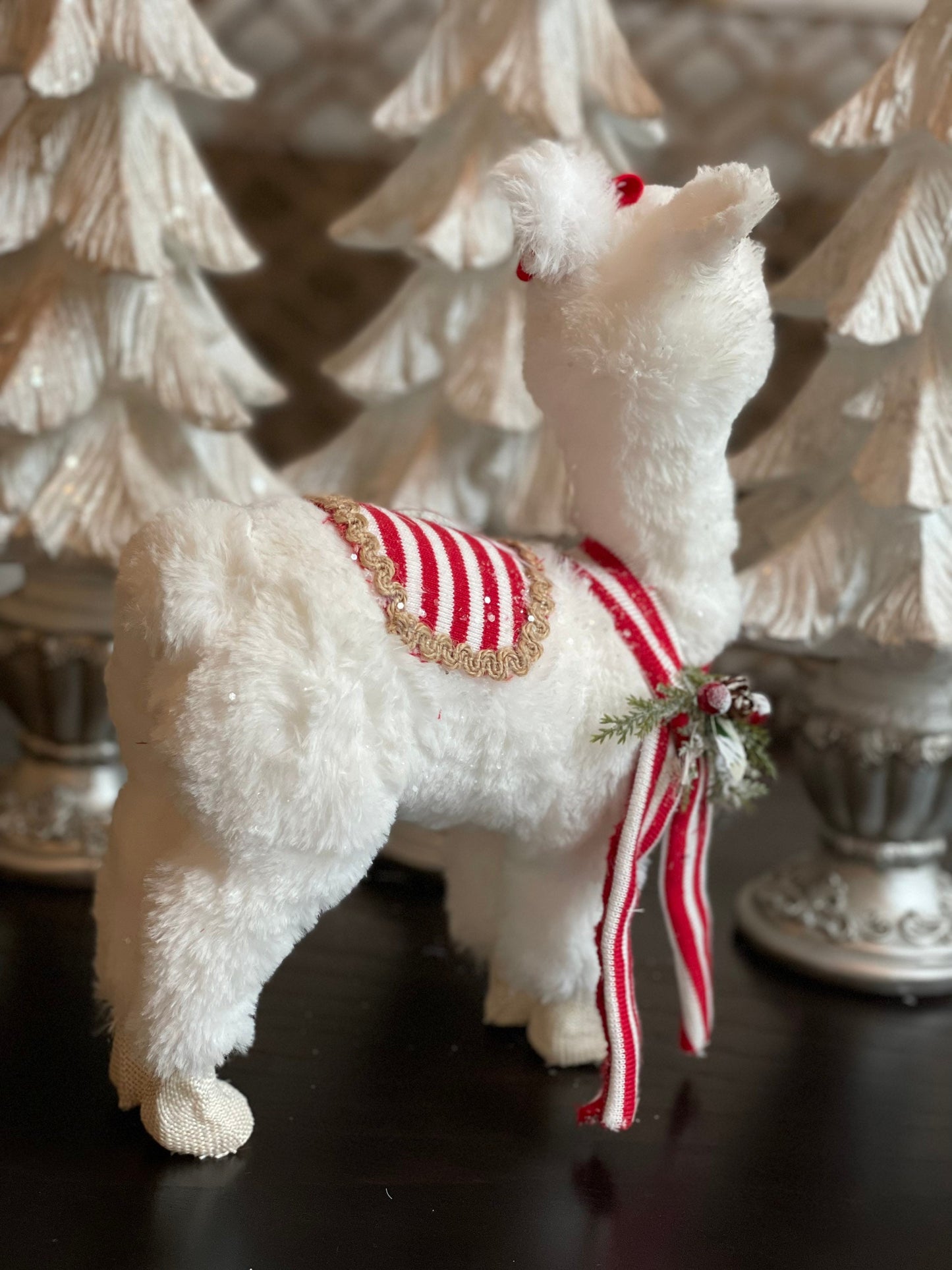 11.5 inch Alpaca ornament.