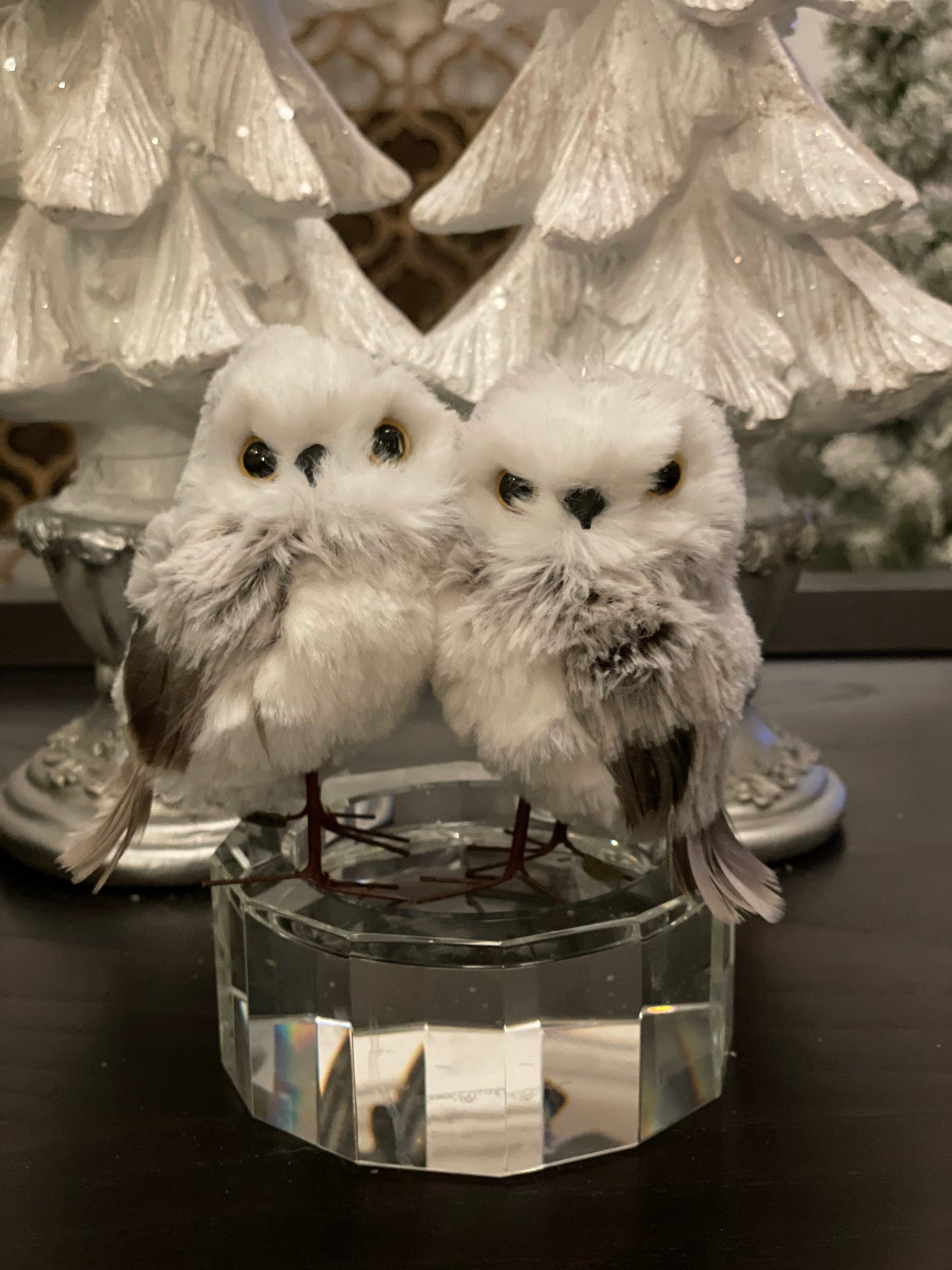 4.75” Owl ornament. Set of 3.*