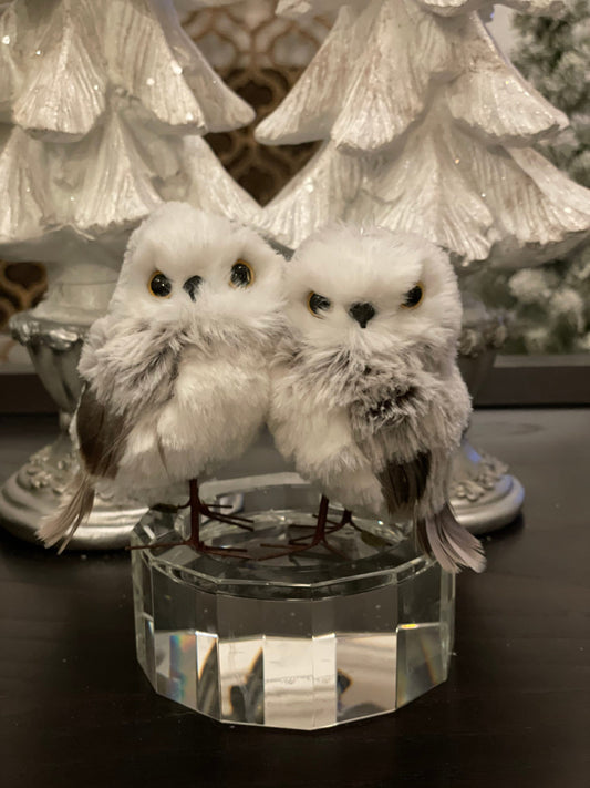 4.75” Owl ornament. Set of 3.*