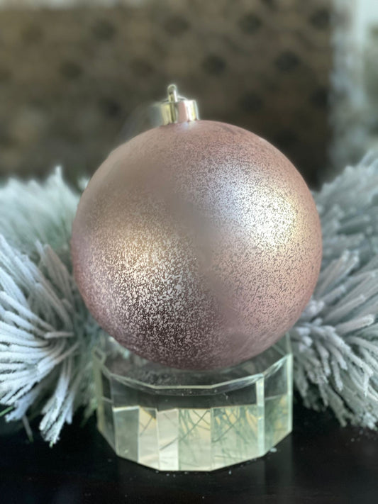 SET of 2. 140mm vp matt mercury ball ornament box.*