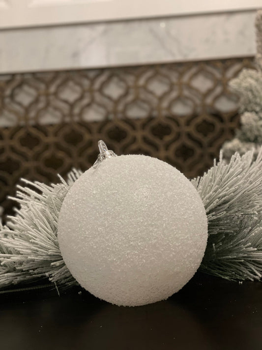 ball 200mm w/snow powder white