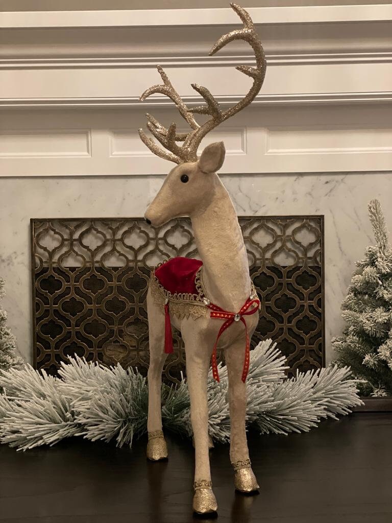 29" Santas reindeer.
