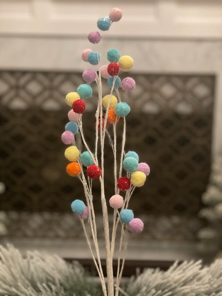 28" pom pom ball spray
