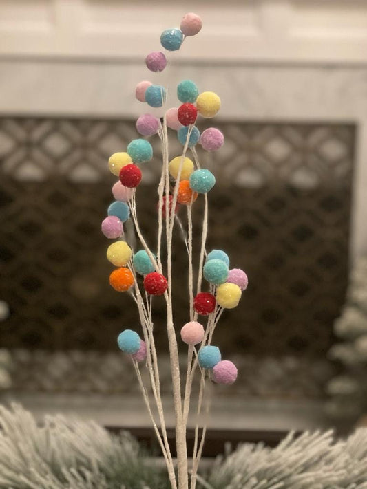 28" pom pom ball spray
