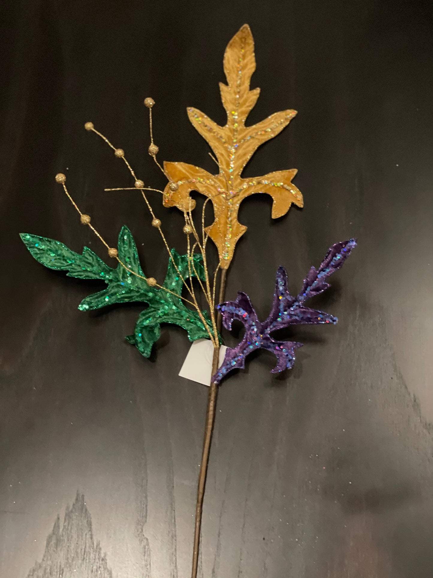 leaf multicolor. Mardi Gras