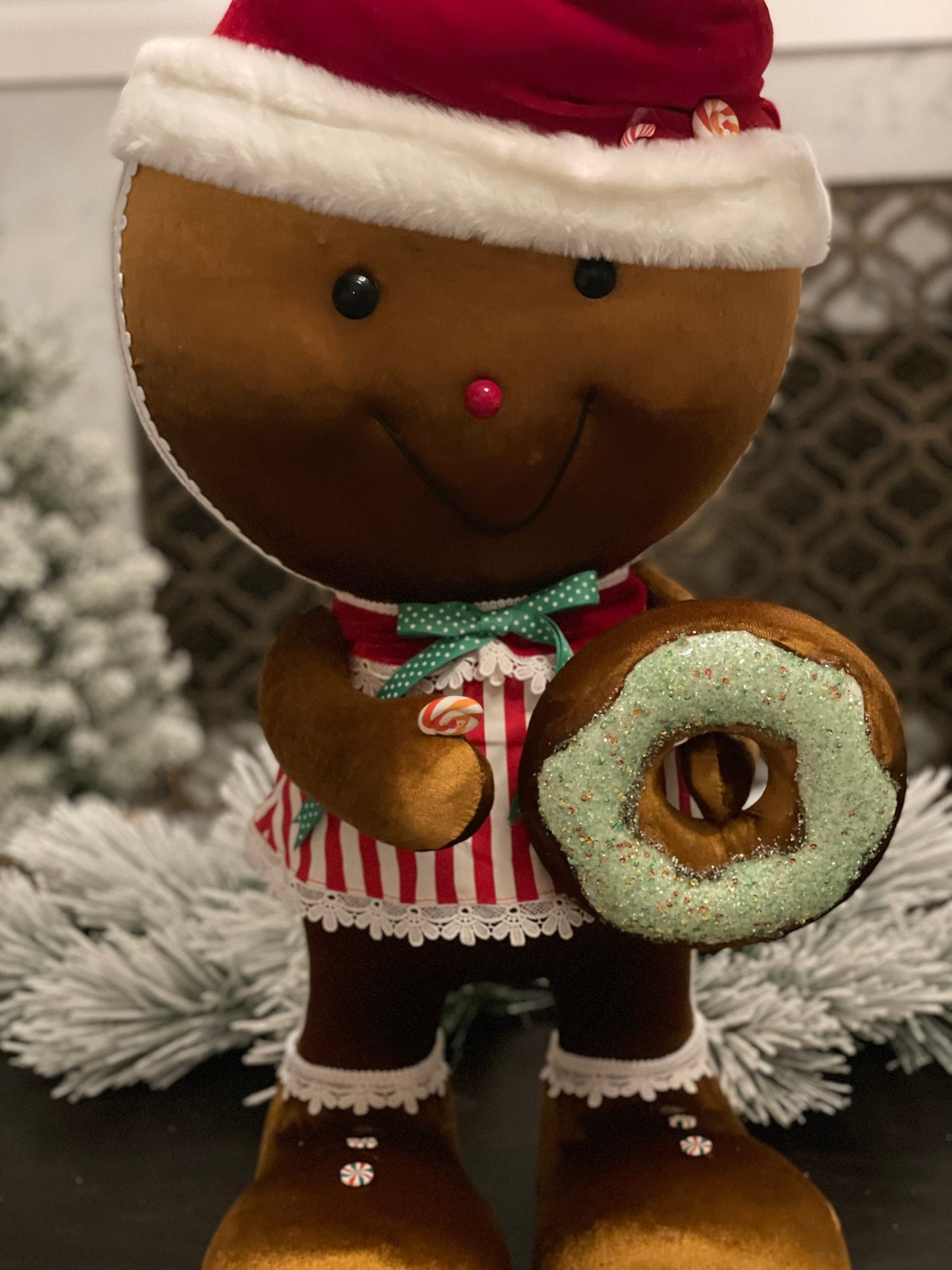 32” Gingerbread with dougnut.