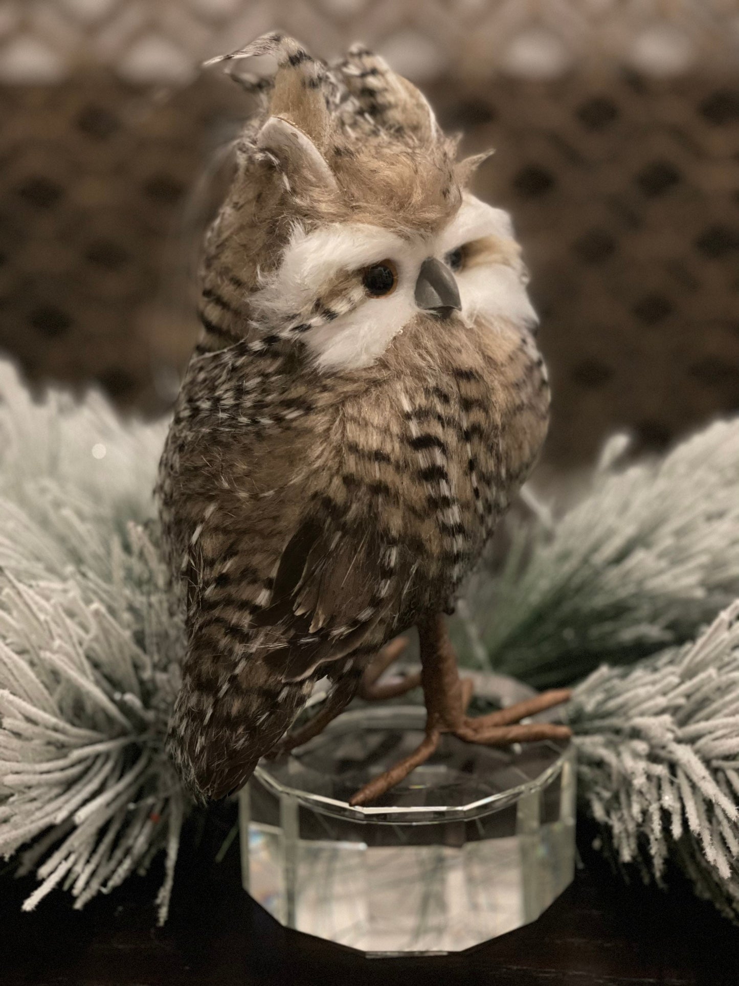 8.5” x 6” owl ornament. Beautiful.
