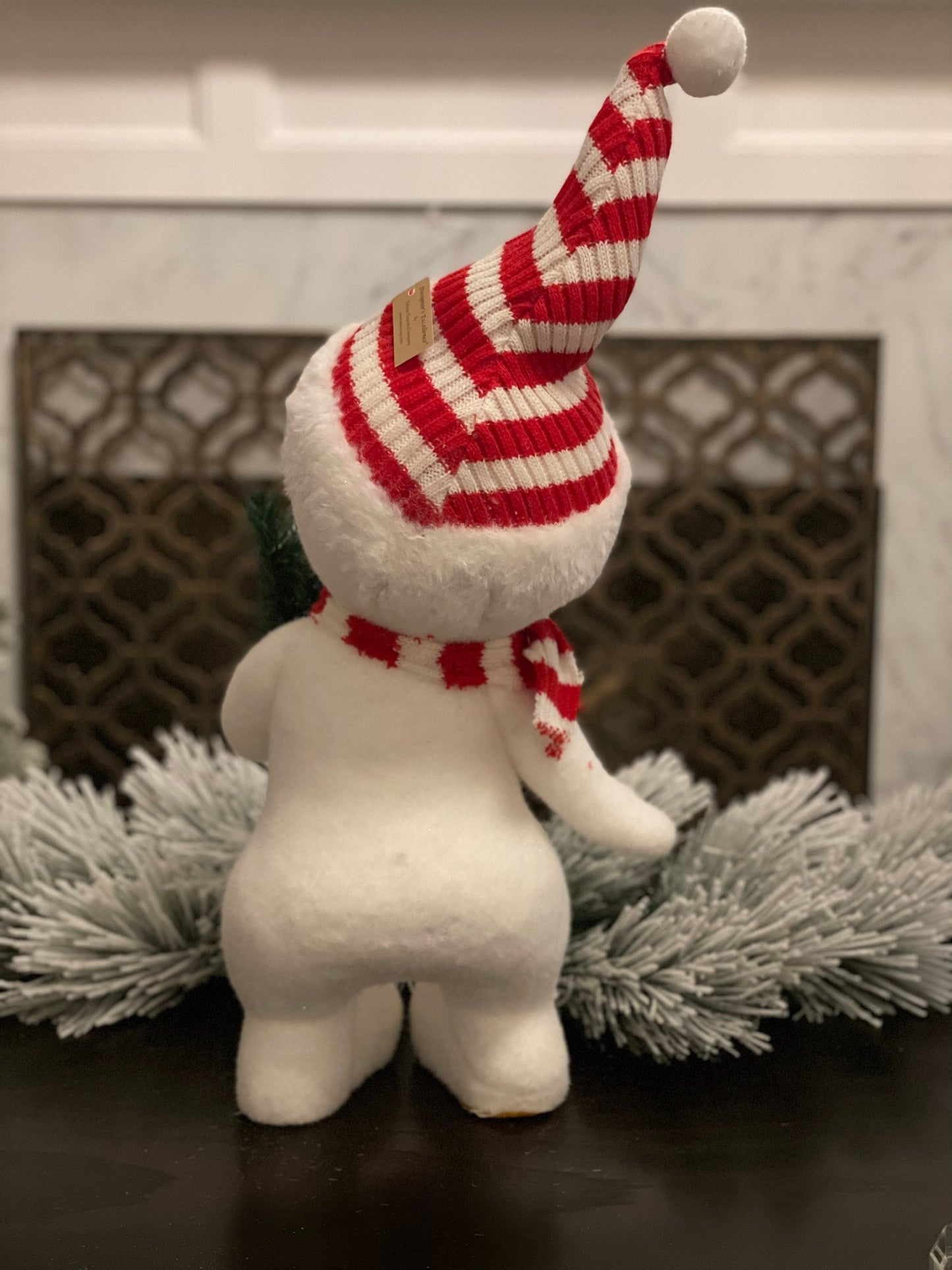 19" Snowman with red and white hat.