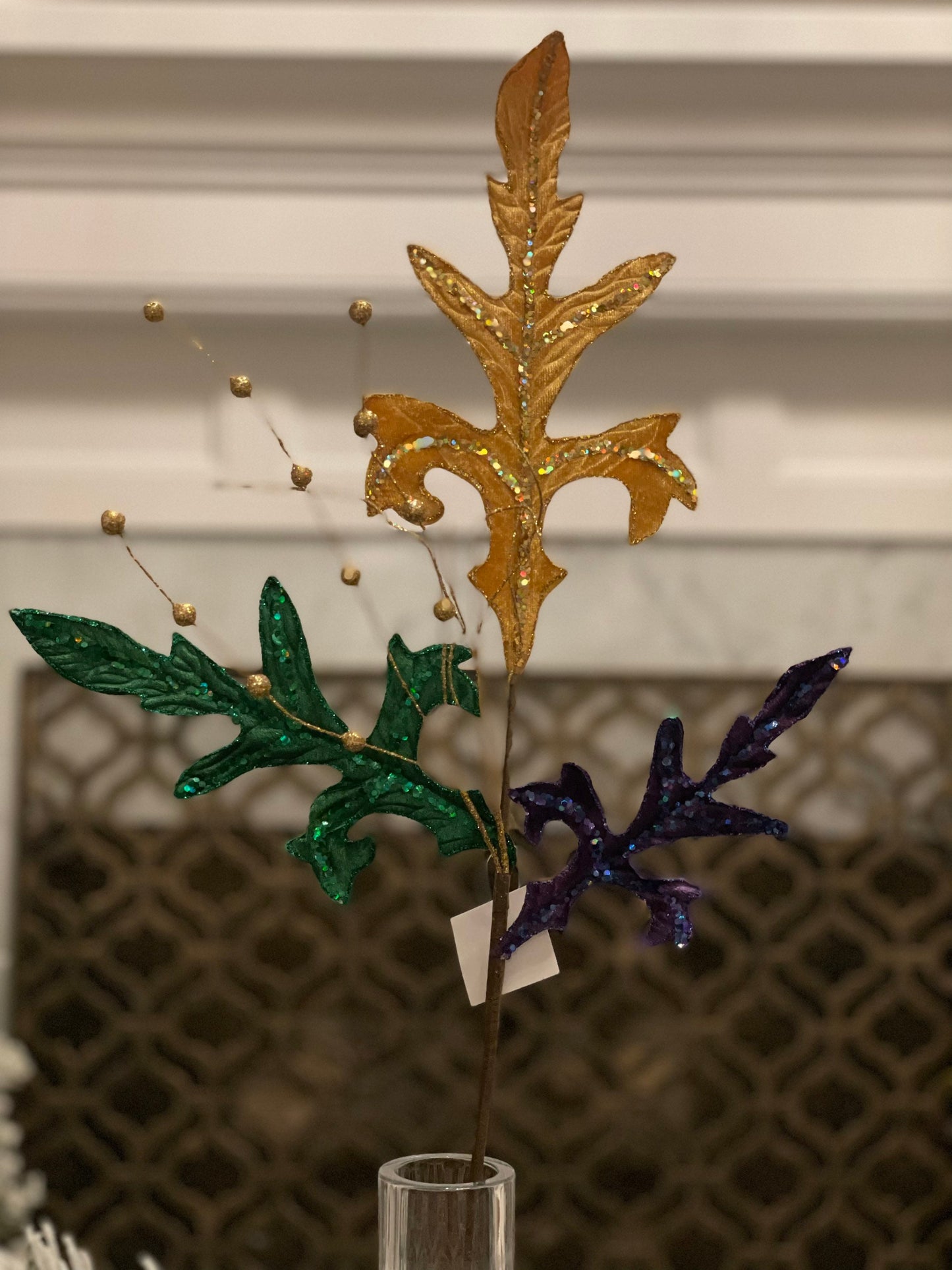 leaf multicolor. Mardi Gras