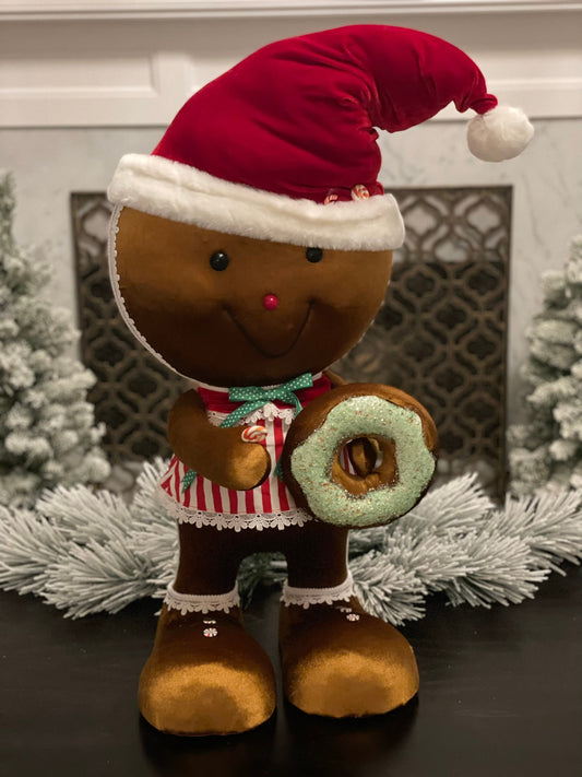 32” Gingerbread with dougnut.