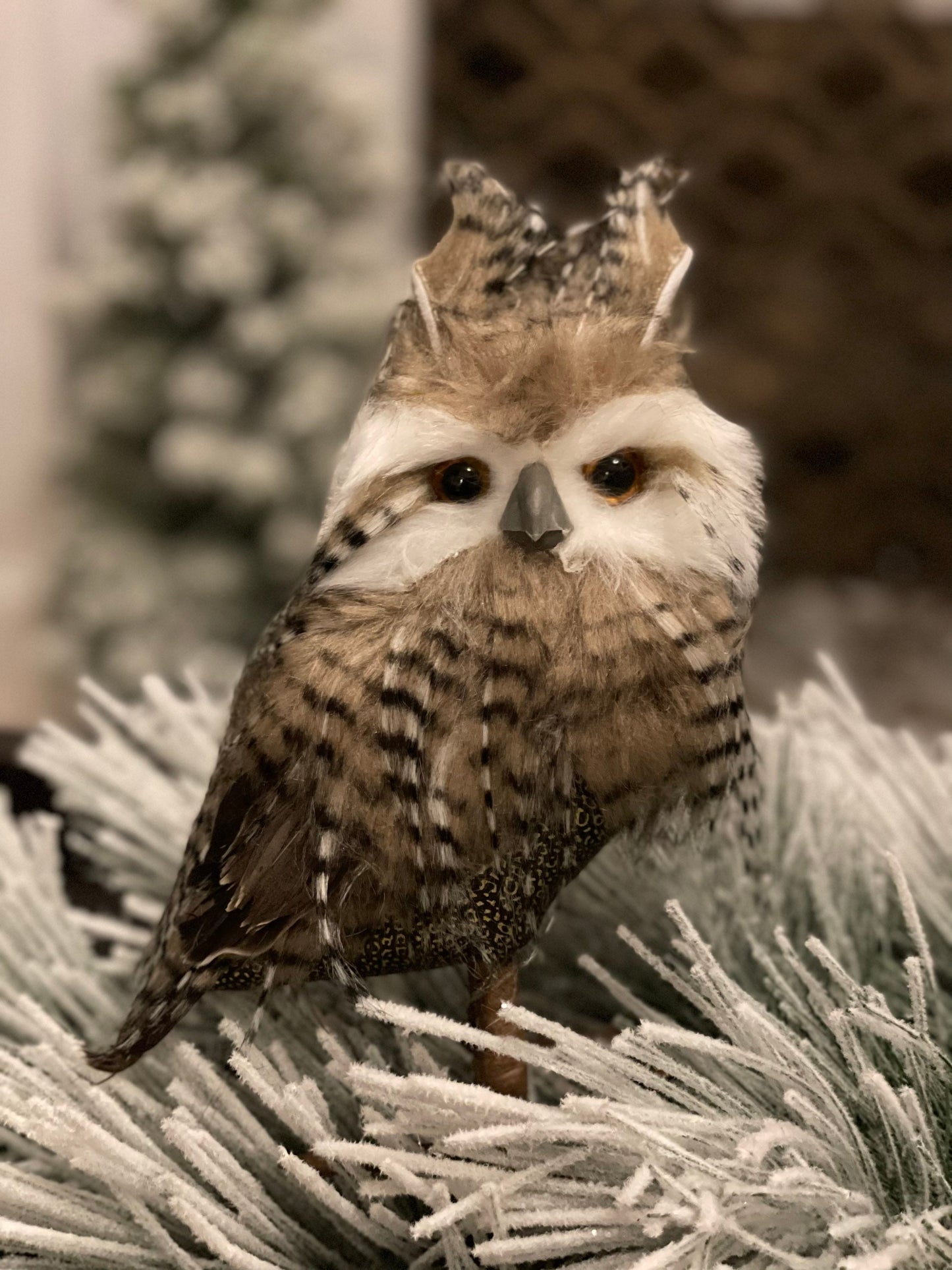 8.5” x 6” owl ornament. Beautiful.