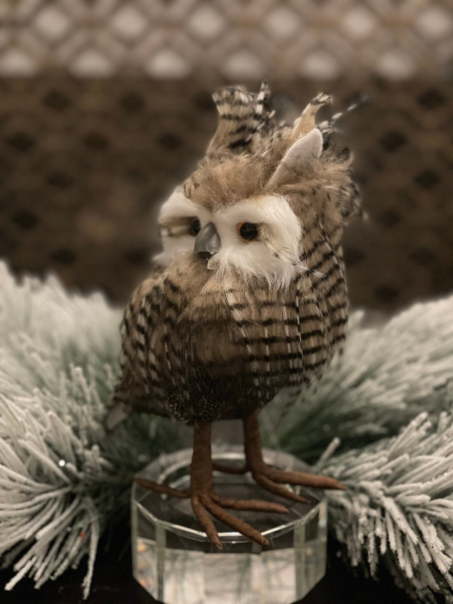 8.5” x 6” owl ornament. Beautiful.