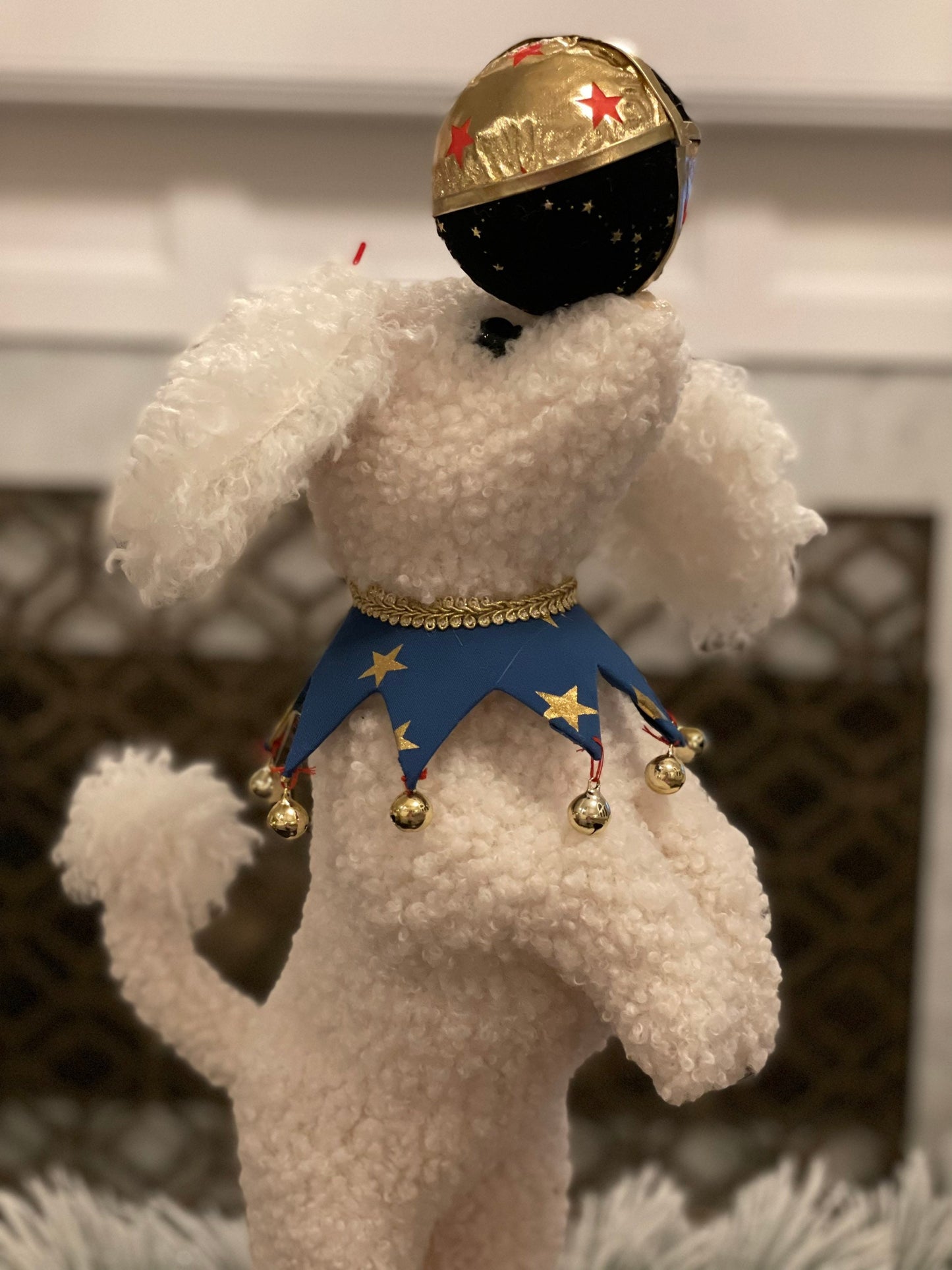 26" dog tabletop. Circus. Christmas. Party animal.