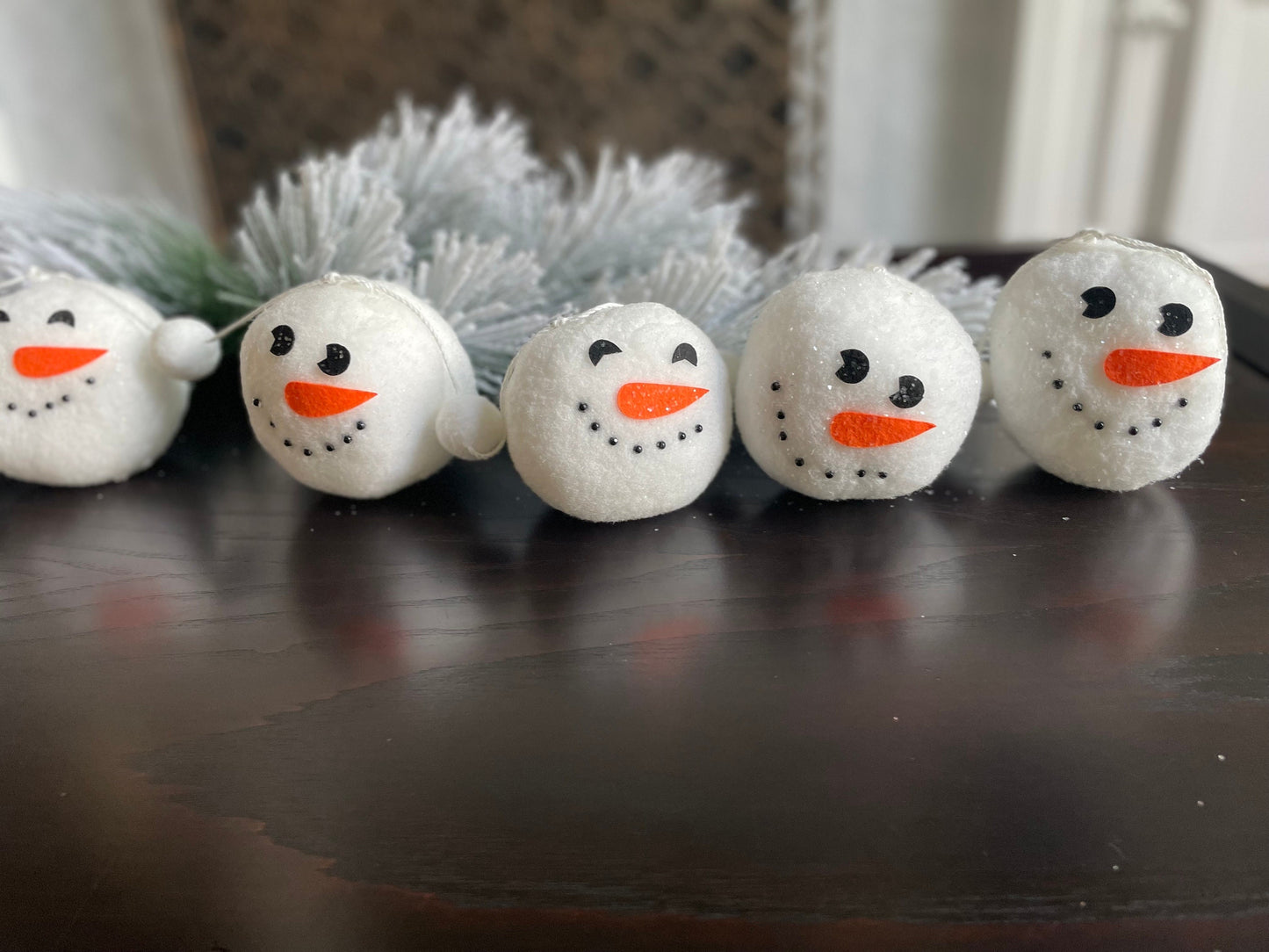 5.5’ Snowman Snowball garland*