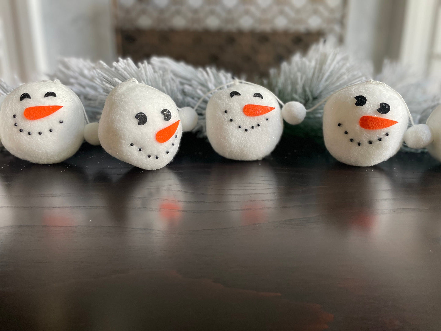 5.5’ Snowman Snowball garland*